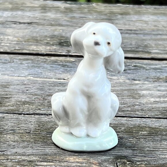Lladro A Friend For Life Poodle Puppy Dog Society #7685 Porcelain Figurine Box - Picture 2 of 10